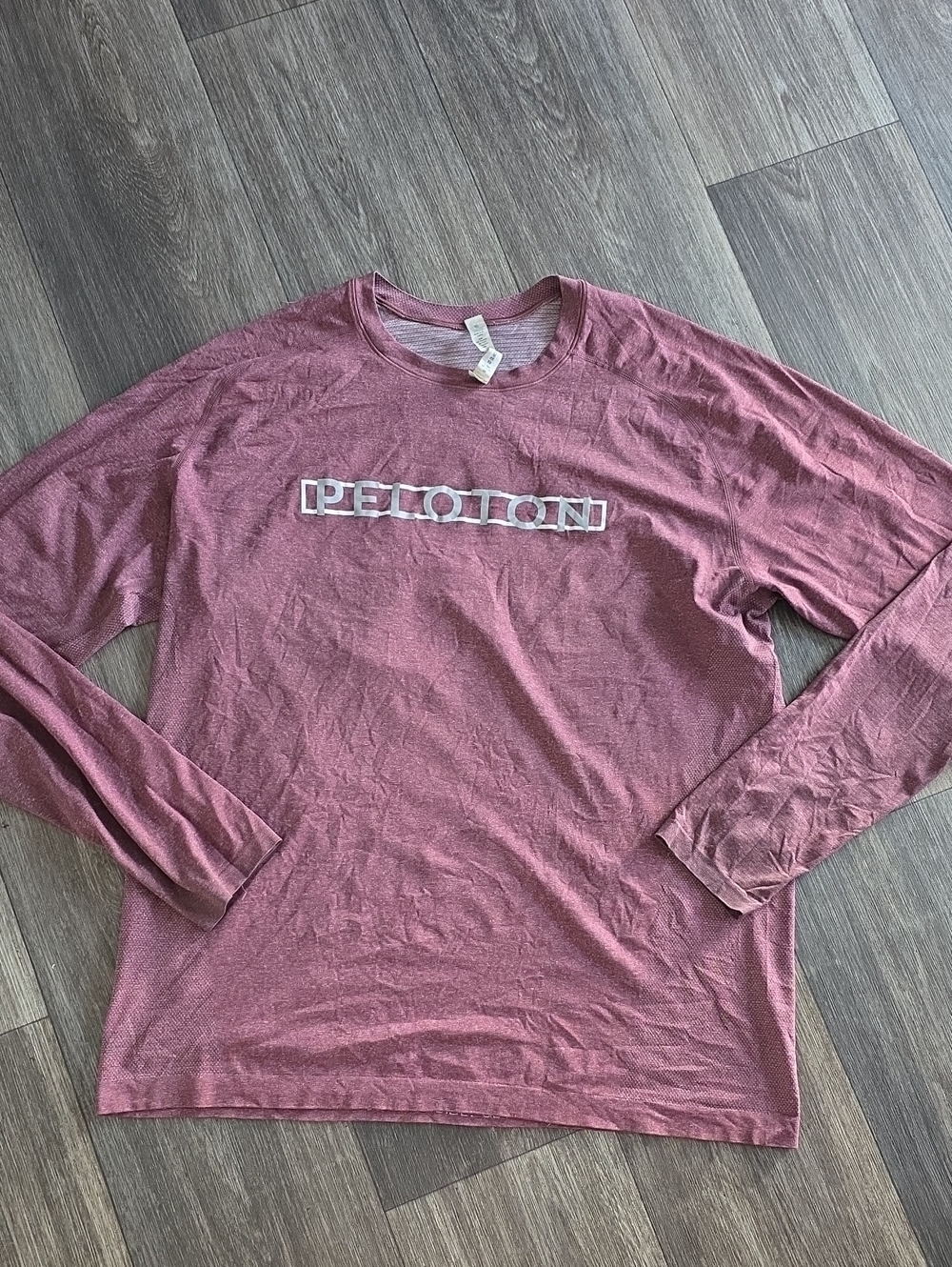 lululemon athletica Long Sleeve Tee in Dusty Rose with Center Logo